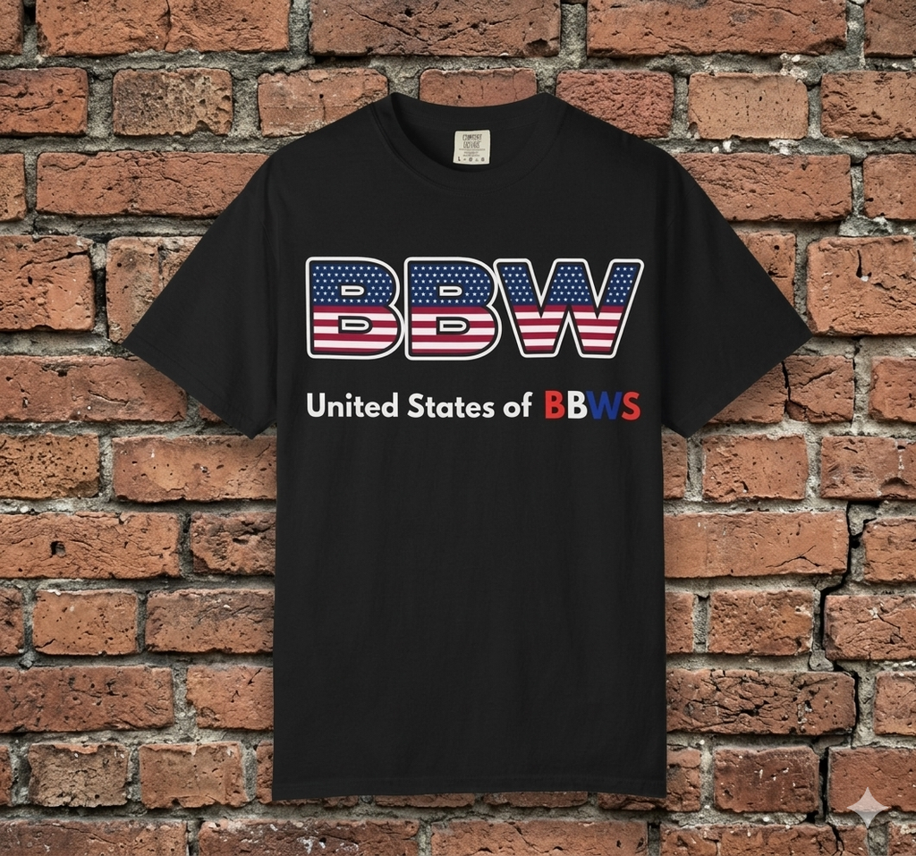 BBW American Flag T-Shirt — Patriotic Graphic Tee
