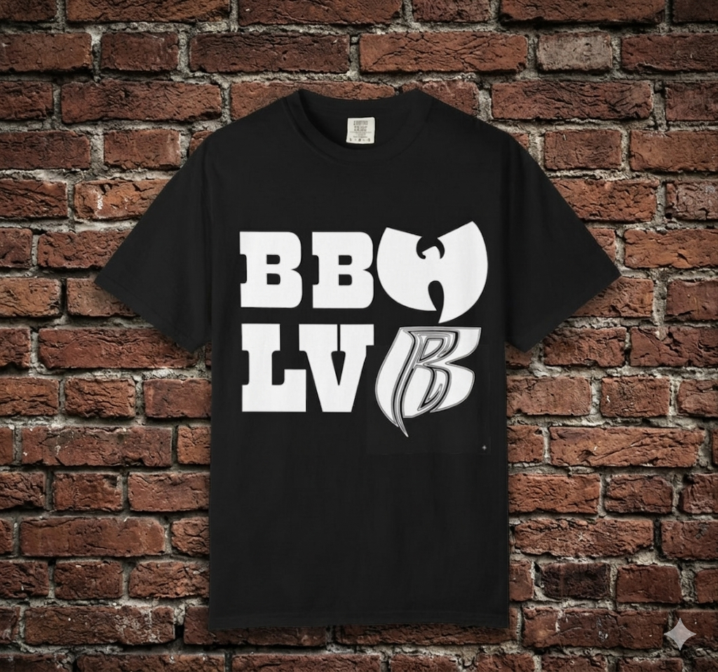 BBW LVR and HIP HOP T shirt — Bold Logo Tee