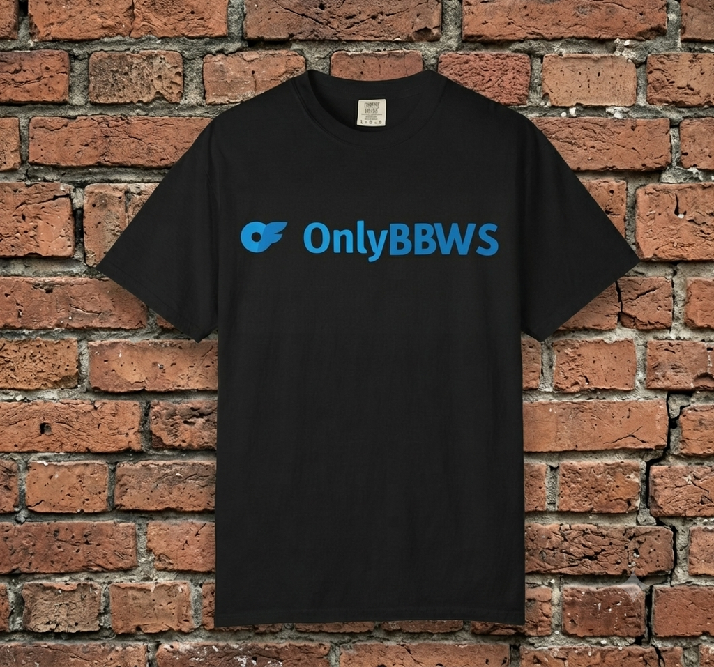 OnlyBBWS Logo T-Shirt — Casual White Graphic Tee