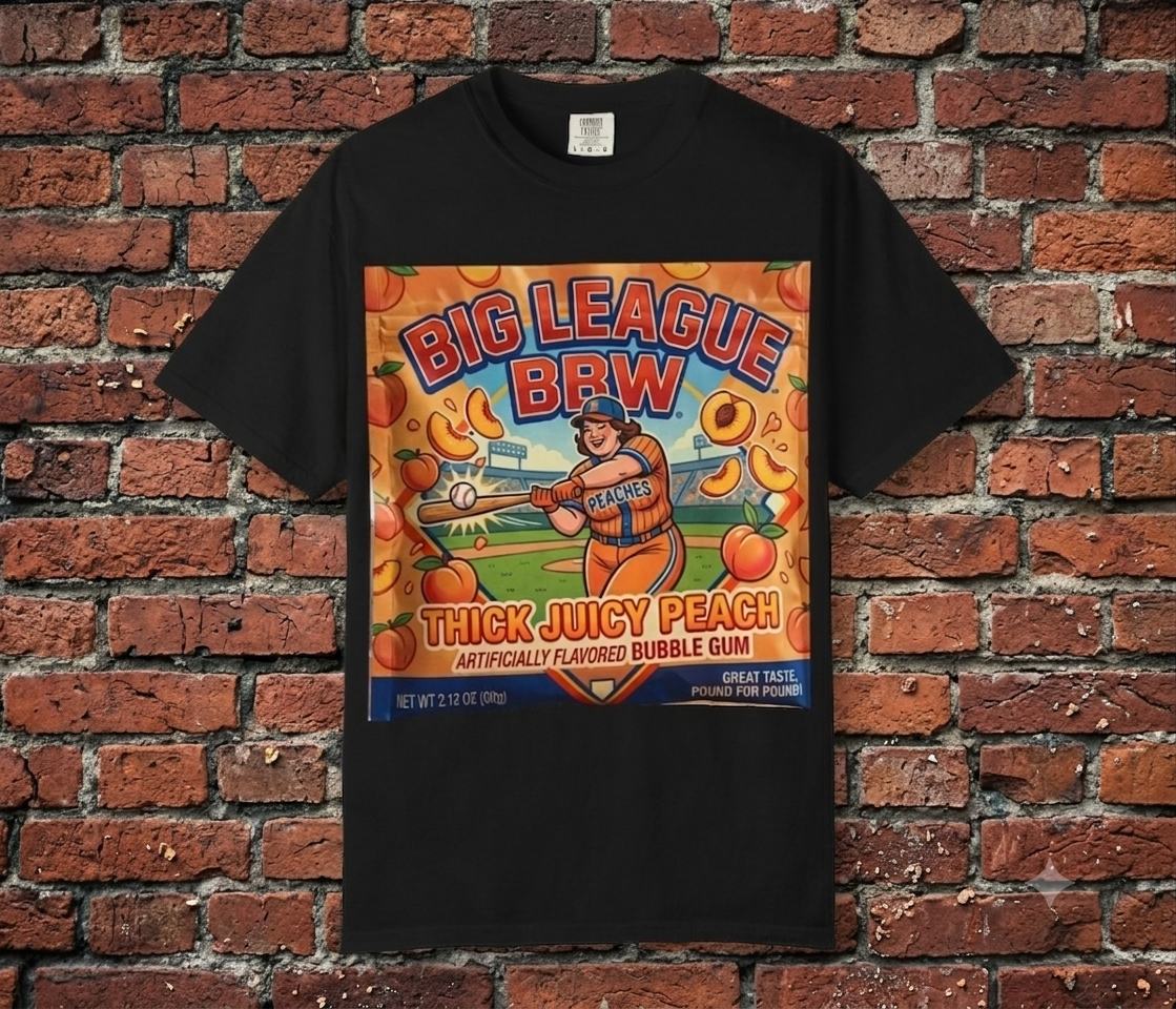 Big League BBW "Thick Juicy Peach" T-Shirt