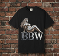 BBW Chrome Sculpture T-Shirt — Curvy Body Positive Graphic Tee
