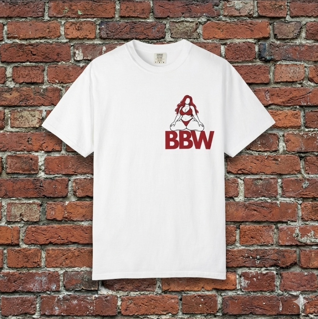 BBW LVR Graphic T-Shirt – Retro Pinup Silhouette Tee