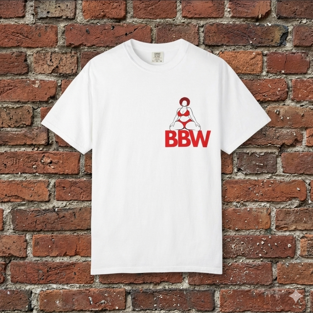 BBW LVR Retro Pinup T-Shirt — Curvy Pride Graphic Tee