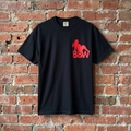 BBW LVR Silhouette Tee - Retro Red Pinup Graphic T-Shirt