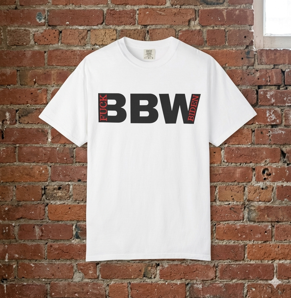 BBW F*** Biden Bold Logo T-Shirt — Empowering Body-Positive Graphic Tee