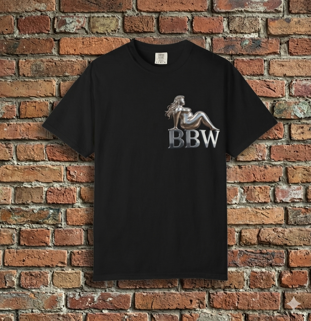 BBW Metallic Statue Graphic T-Shirt