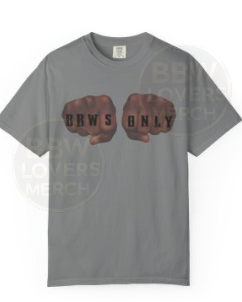 BBW Only Knuckle Tattoo T-Shirt — Body Positive Graphic Tee