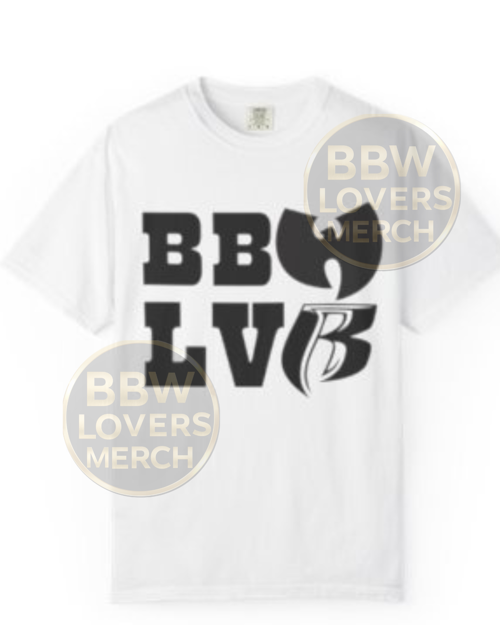 BBW LVR and HIP HOP T shirt — Bold Logo Tee