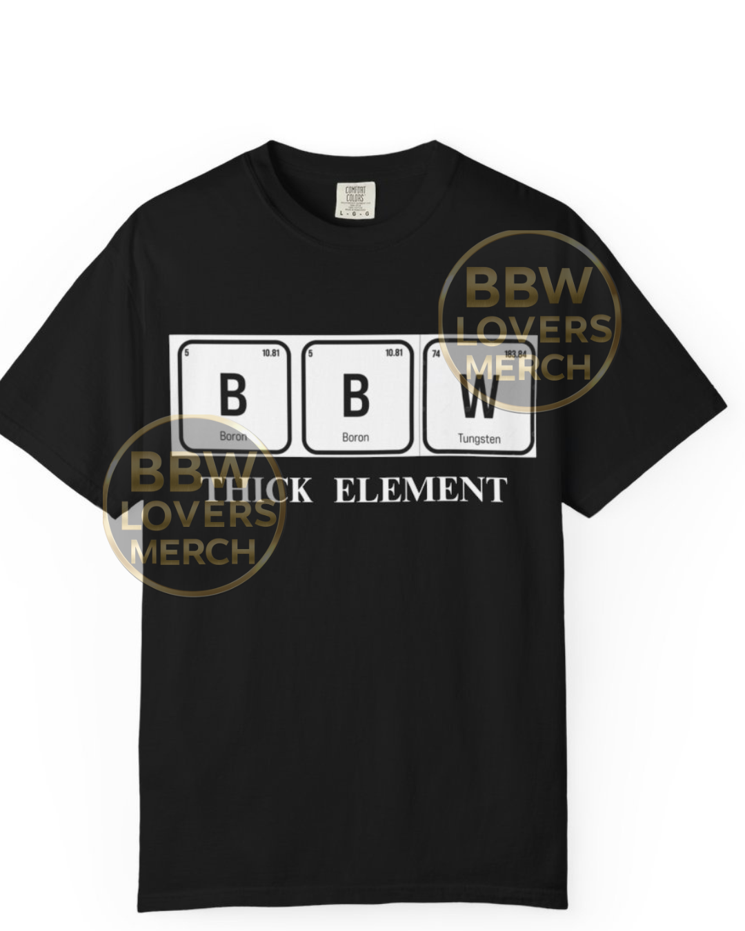 Thick Element BBW T-Shirt — Novelty Chemistry Graphic Tee
