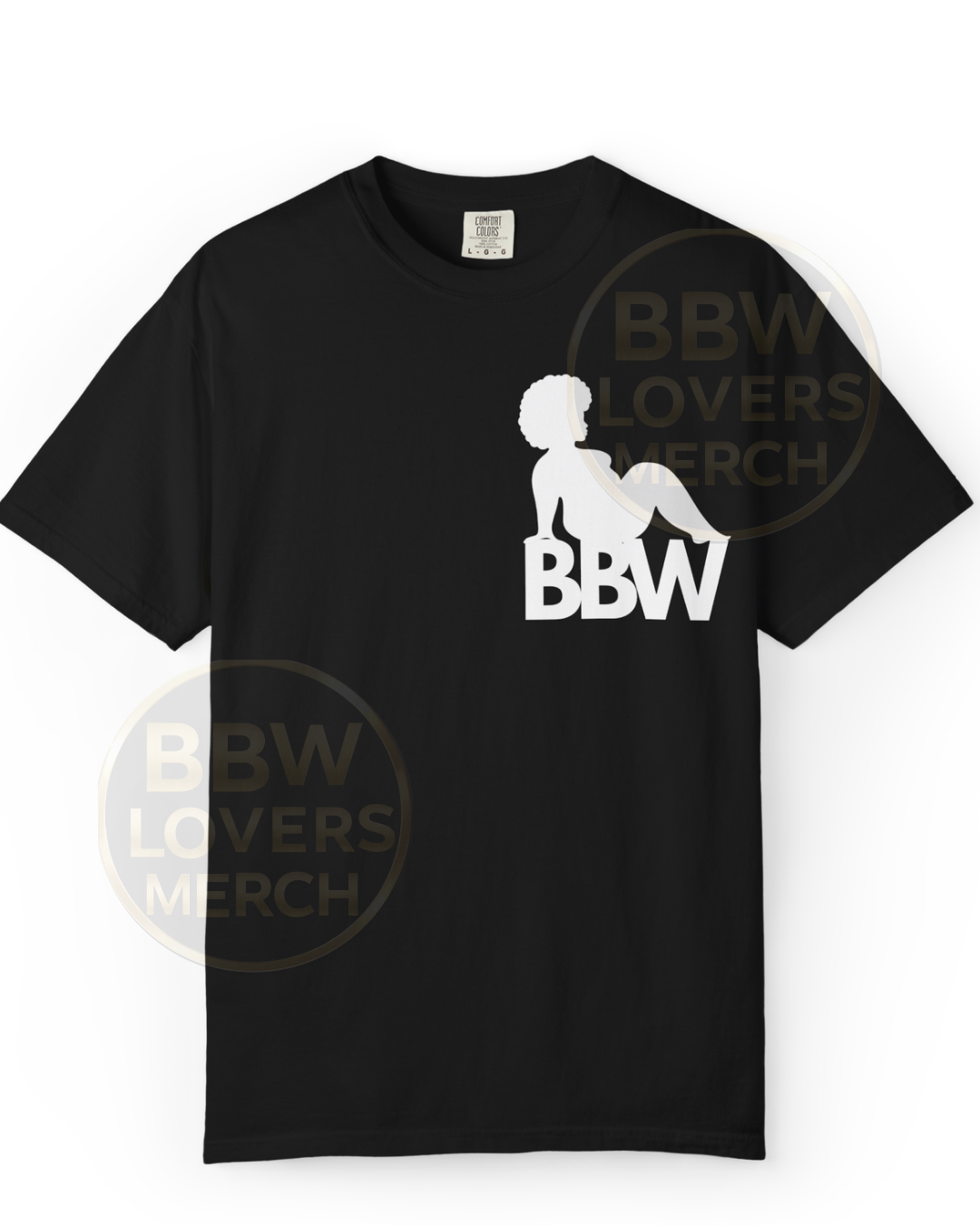 BBW LVR Silhouette T‑Shirt — Plus Size Pride Graphic Tee