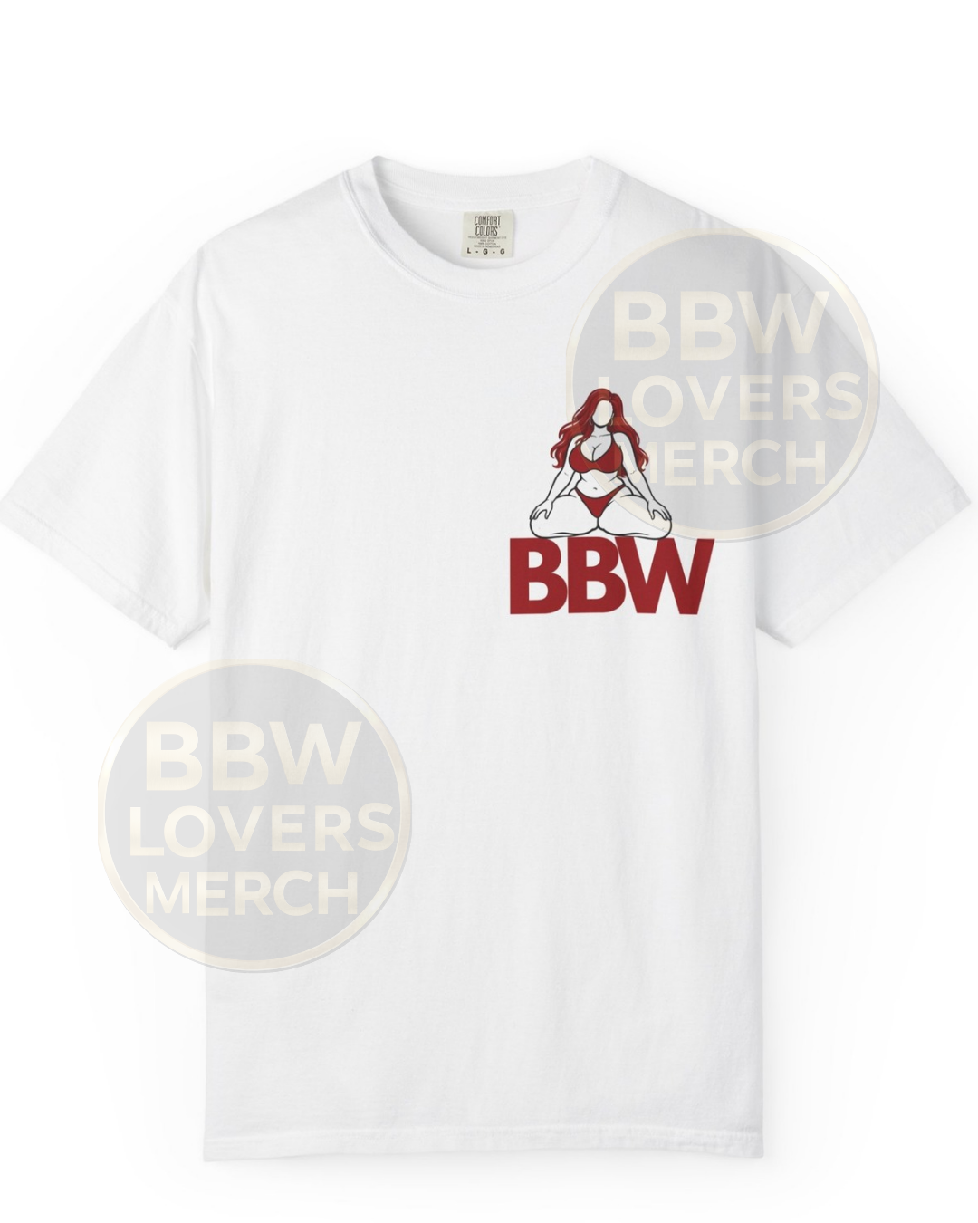 BBW LVR Graphic T-Shirt – Retro Pinup Silhouette Tee