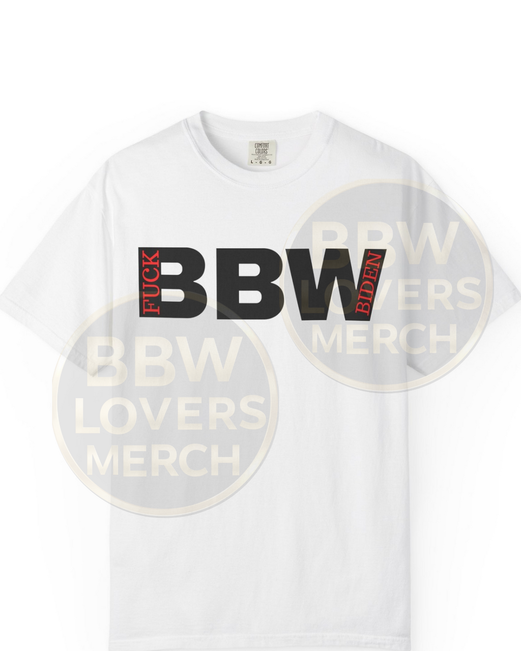 BBW F*** Biden Bold Logo T-Shirt — Empowering Body-Positive Graphic Tee