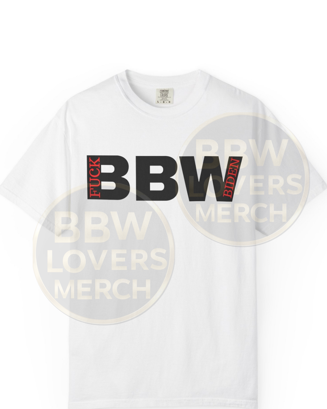 BBW F*** Biden Bold Logo T-Shirt — Empowering Body-Positive Graphic Tee