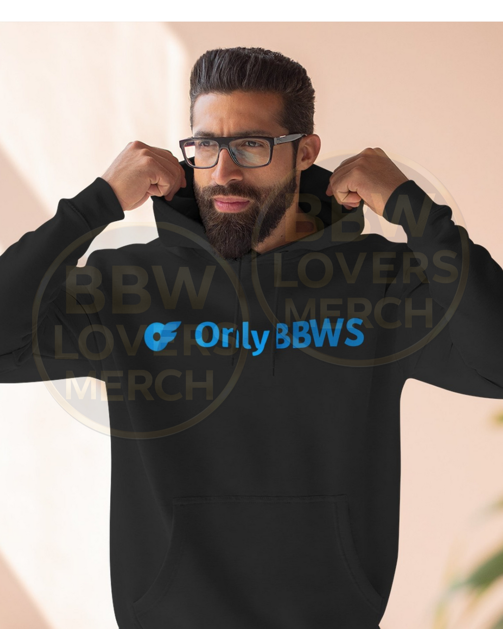 Only BBWS Logo Hoodie – Minimalist Fleece Pullover