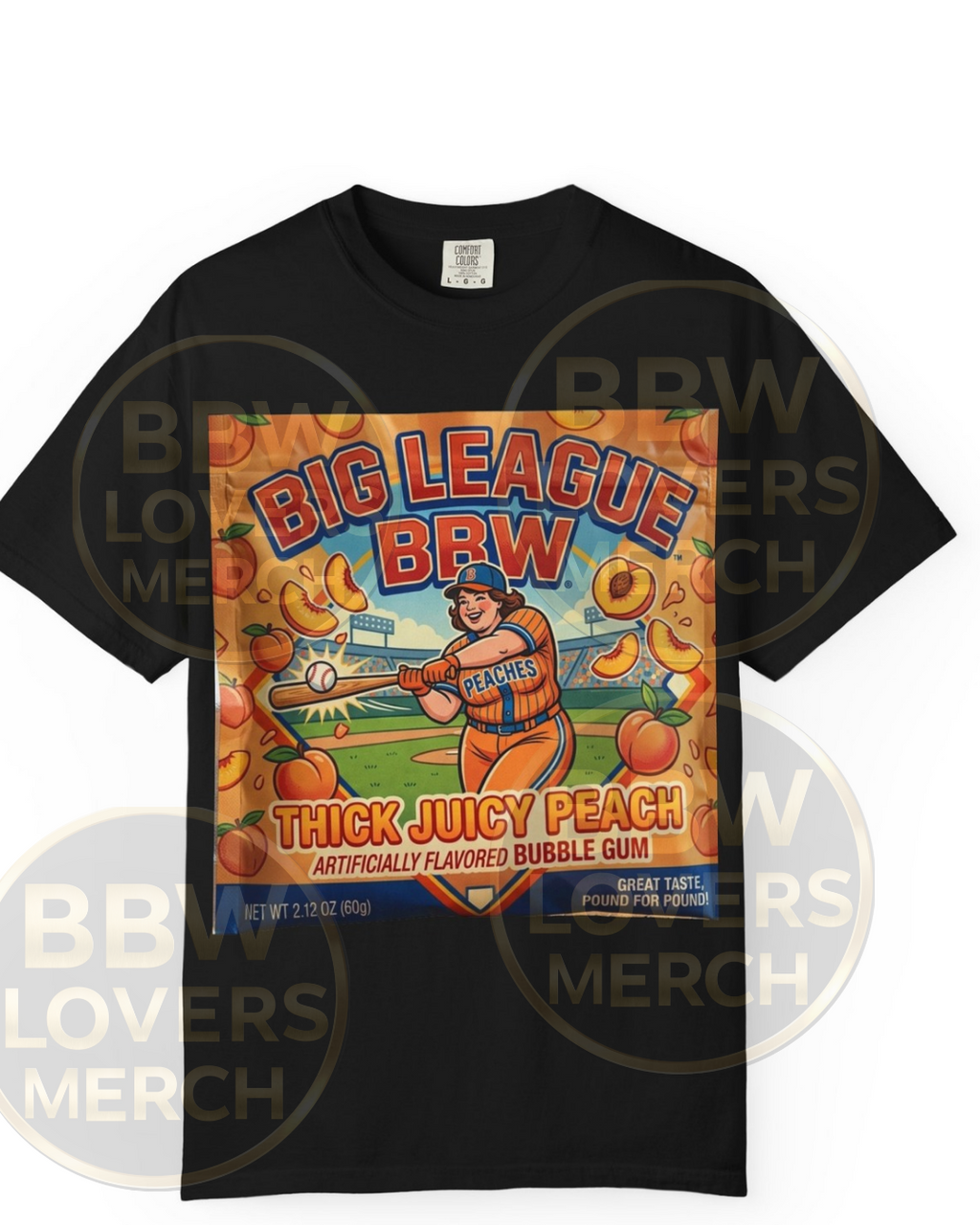 Big League BBW "Thick Juicy Peach" T-Shirt
