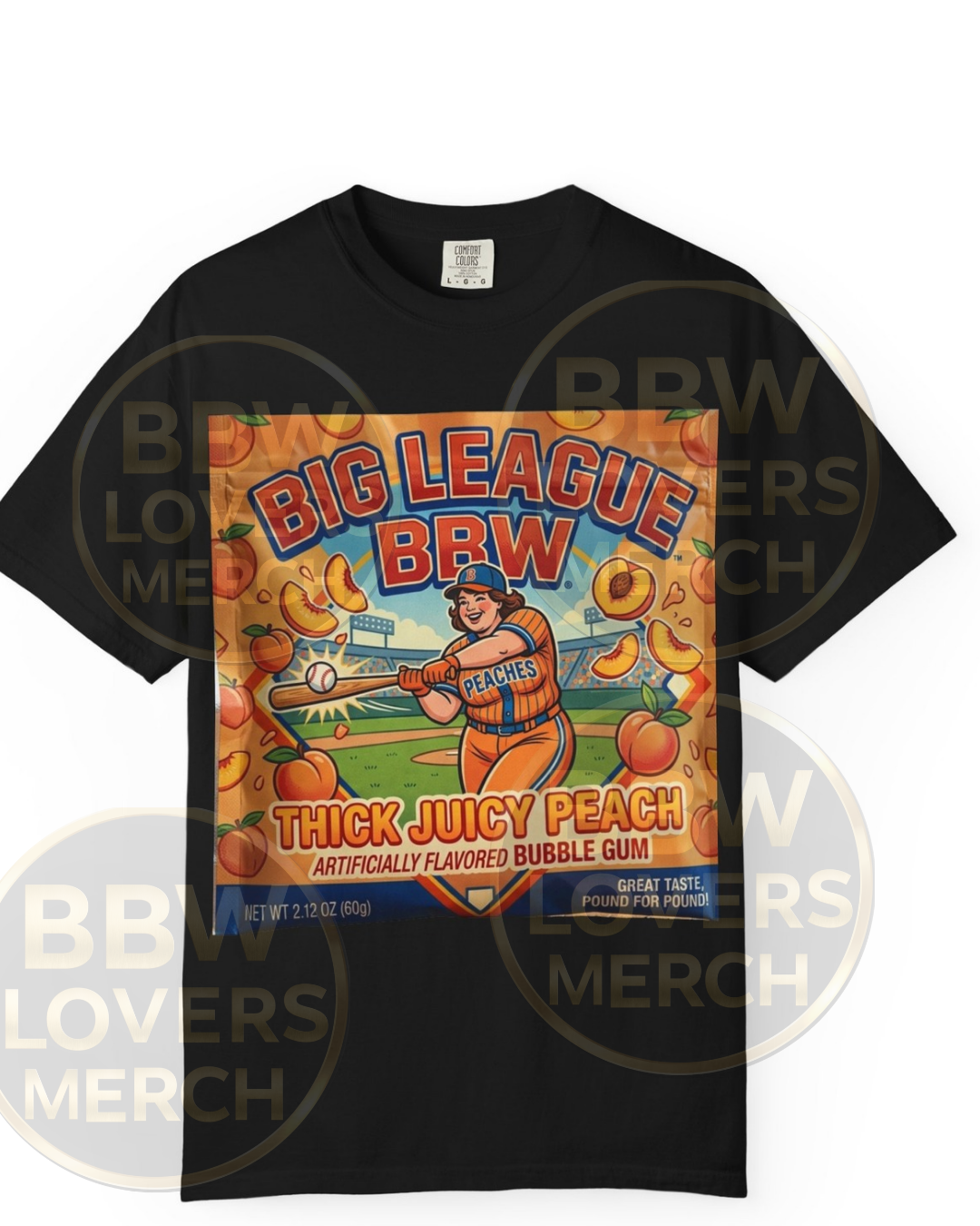 Big League BBW "Thick Juicy Peach" T-Shirt