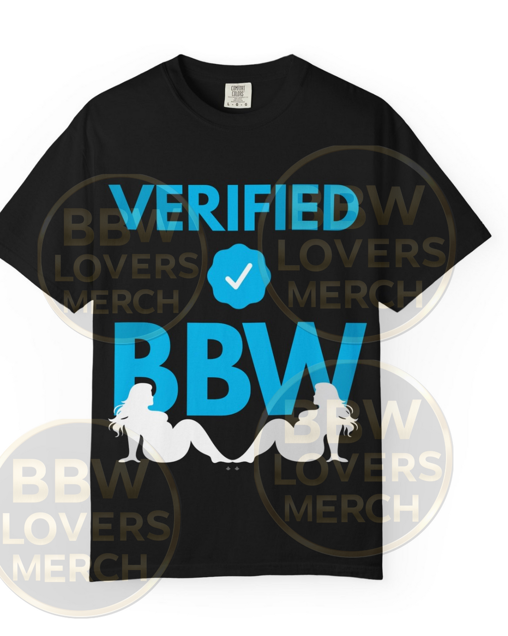 Verified BBW T-Shirt – Curvy Confidence Graphic Tee
