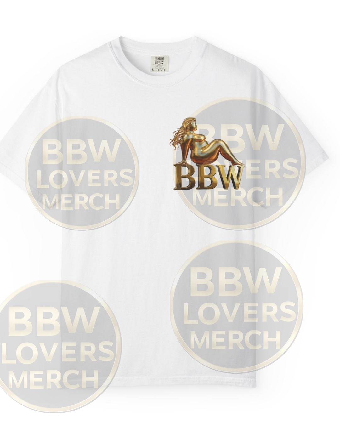 BBW Gold Pinup T-Shirt