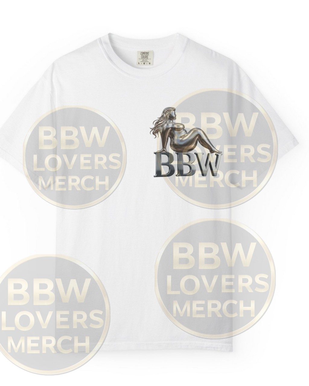 BBW Metallic Statue Graphic T-Shirt