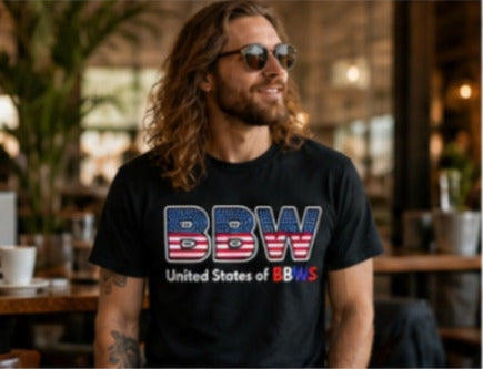 BBW American Flag T-Shirt — Patriotic Graphic Tee