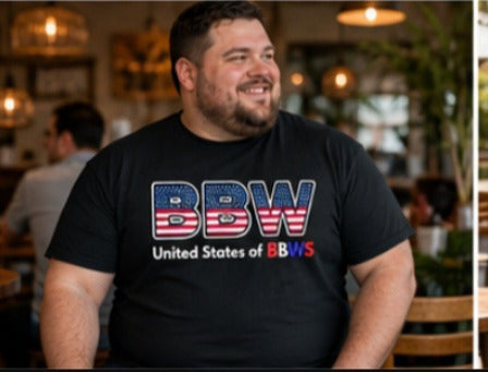 BBW American Flag T-Shirt — Patriotic Graphic Tee