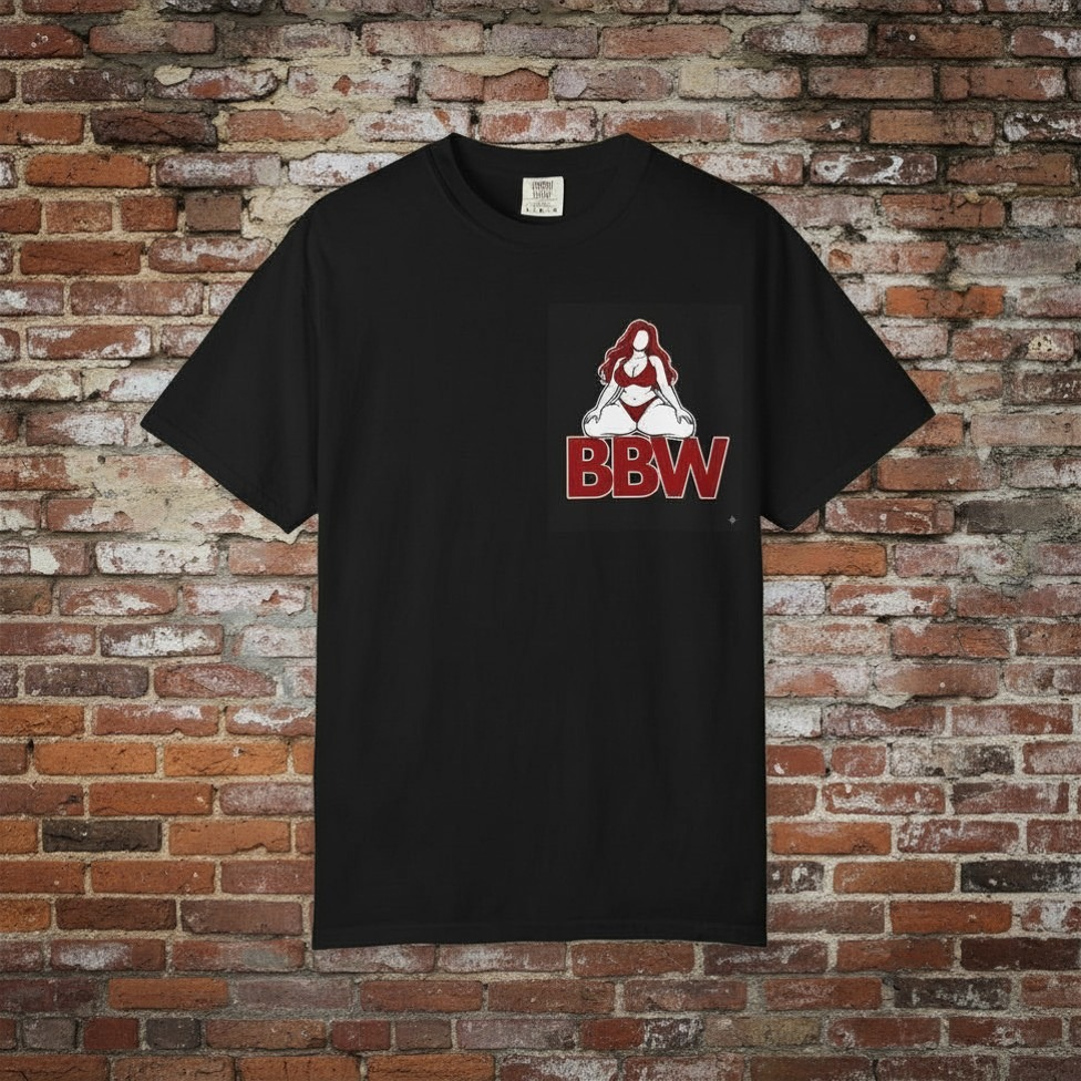 BBW LVR Pinup Graphic T-Shirt – Retro Curvy Pride Tee