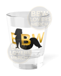 BBW Shot Glass -Bold Black and Gold
