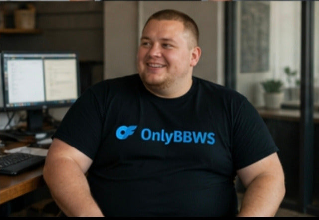 OnlyBBWS Logo T-Shirt — Casual White Graphic Tee