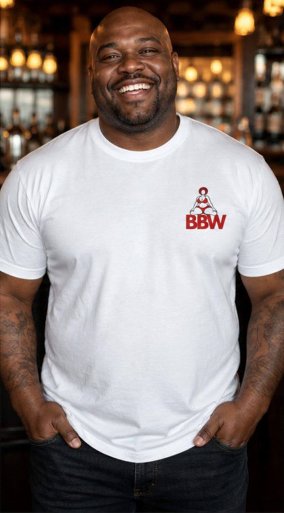 BBW LVR Retro Pinup T-Shirt — Curvy Pride Graphic Tee
