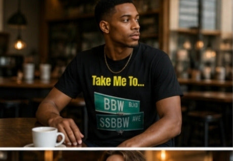 Take Me To... BBW Blvd T-Shirt — Funny Street Sign Graphic Tee