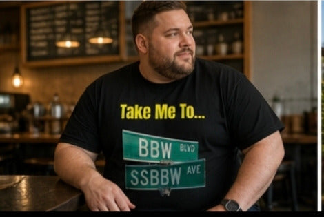 Take Me To... BBW Blvd T-Shirt — Funny Street Sign Graphic Tee